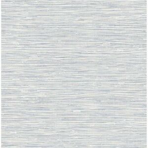 NextWall -  Cyprus Faux Grasscloth Peel and Stick Wal Gray